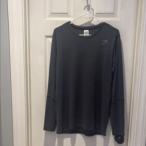 Gymshark Men's Black Long Sleeve Shirt
